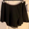 GK FAUX WRAP SKIRT WOMENS LARGE BLACK GEORGETTE FOIL WAIST DANCE BALLET Sz L NWT - Image 6