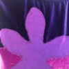 GK ICE FIGURE SKATE PURPLE VELVET ADULT SMALL SLVLS FLORAL IRIDESCENT DRESS AS - Image 2