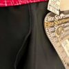 GK DANCE BALLET LADIES X-SMALL BLACK GEORGETTE FOIL WAIST FAUX WRAP SKIRT Sz XS - Image 6