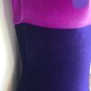 GK ICE FIGURE SKATE PURPLE VELVET ADULT SMALL SLVLS FLORAL IRIDESCENT DRESS AS - Image 3