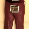 GK DANCE JAZZ TOP GIRLS LARGE WINE VELVET FOIL CRISSCROSS STRAPS CAMISOLE SZ L - Image 5