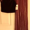 GK DANCE JAZZ TOP GIRLS LARGE WINE VELVET FOIL CRISSCROSS STRAPS CAMISOLE SZ L - Image 6