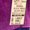GK ICE FIGURE SKATE PURPLE VELVET ADULT SMALL SLVLS FLORAL IRIDESCENT DRESS AS - Image 6