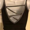 GK DANCE TOP ADULT LARGE BLACK CAMISOLE MICROFIBER DANCE CHEER JAZZ GYM SIZE AL - Image 3