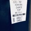 GK DANCE CHEER ADULT SMALL NAVY MYSTIQUE SLVLS RACERBACK TANK TOP Sz AS NWT! - Image 4