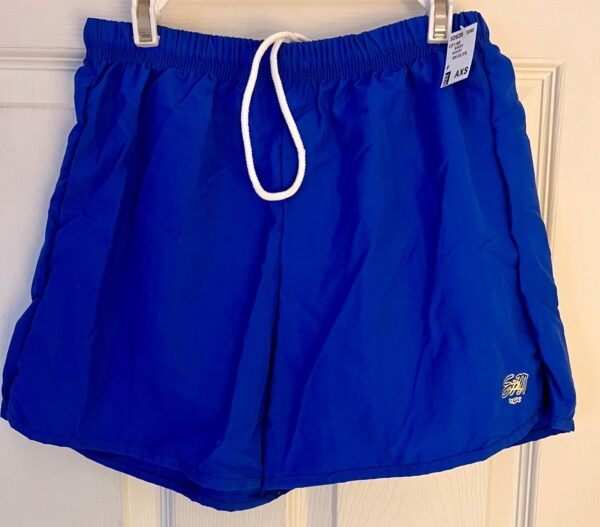 GK SHANNON MILLER BOXERS ADULT X-SMALL BLUE NYLON GYMNASTS CHEER ATHLETIC XS NWT - Image 4