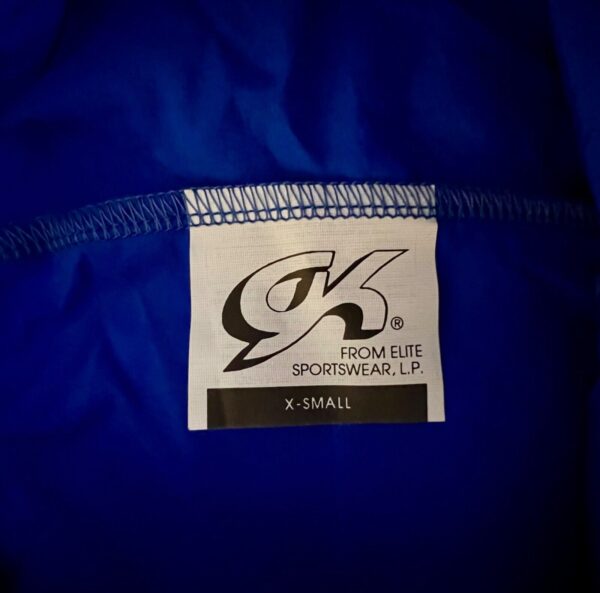 GK SHANNON MILLER BOXERS ADULT X-SMALL BLUE NYLON GYMNASTS CHEER ATHLETIC XS NWT - Image 7