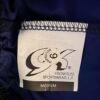 GK â€œGYMNASTICSâ€ GRAPHIC GIRLS MEDIUM NAVY NYLON BOXER SHORTS ACTIVE CASUAL SZ M - Image 4
