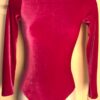 GK ELITE LgSLV LADIES SMALL CLASSIC PINK VELVET GYMNASTICS DANCE LEOTARD Sz AS