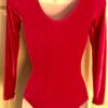 GK ELITE LgSLV LADIES SMALL CLASSIC PINK VELVET GYMNASTICS DANCE LEOTARD Sz AS - Image 4