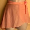 LEOâ€™S GK DANCE BALLET CLASSIC CREPE WRAP SKIRT TIE GIRLS ONE SIZE PINK Sz OS