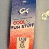GK 'DANCE' GRAPHIC CHILD LARGE LIGHT BLUE COTTON/SPANDEX CAPRI CASUAL PANTS SZ L - Image 4
