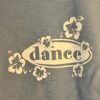 GK 'DANCE' GRAPHIC CHILD LARGE LIGHT BLUE COTTON/SPANDEX CAPRI CASUAL PANTS SZ L - Image 5
