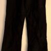 GK DANCE JAZZ CHILD SMALL BLACK COTTON/SPANDEX FOLD-OVER WAISTBAND PANTS SZ S - Image 2