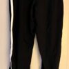 GK "GYMNASTICS" BLACK CAPRI PANTS GIRLS LARGE COTTON/SPANDEX WHITE TRIM SZ L NWT - Image 3