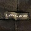 GK "GYMNASTICS" BLACK CAPRI PANTS GIRLS LARGE COTTON/SPANDEX WHITE TRIM SZ L NWT - Image 6