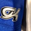 GK CHILD SMALL MINI WORKOUT SHORTS ROYAL NYLON/SPANDEX GYMNASTICS DANCE CHEER CS - Image 2