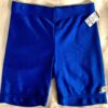 GK CHILD SMALL MINI WORKOUT SHORTS ROYAL NYLON/SPANDEX GYMNASTICS DANCE CHEER CS - Image 4