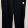 GK WARM UP JUNIOR LG 10-12 BLACK COTTON/POLY FORM FIT GYM CHEER SPORT PANT J10+ - Image 2