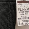 GK WARM UP JUNIOR LG 10-12 BLACK COTTON/POLY FORM FIT GYM CHEER SPORT PANT J10+ - Image 5