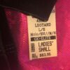 GK ADULT SMALL PINK FOIL LgSLV BLACK VELVET MESH GYMNASTICS DANCE LEOTARD Sz AS - Image 8