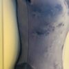 GK ICE SKATE SLVLS CAP SLV LADIES X-SMALL ACETATE LAVENDER PRINT DRESS Sz AXS - Image 3