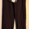 GK ELITE JAZZ GIRLS SMALL BLACK MICROFIBER CUFFED DANCE DRESS  PANTS Sz  S