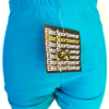 GK BLUE ADULT SMALL MINI WORKOUT SHORTS NYLON/SPANDEX GYMNASTIC DANCE CHEER AS - Image 4