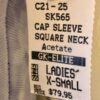 GK ICE SKATE SLVLS CAP SLV LADIES X-SMALL ACETATE LAVENDER PRINT DRESS Sz AXS - Image 7