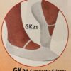 GK Elite GK21 CHILD SIZE 12 SHOE NYLON/SUEDE SOLE GYMNASTIC DANCE SLIPPERS WHITE