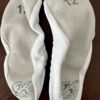 GK Elite GK21 CHILD SIZE 12 SHOE NYLON/SUEDE SOLE GYMNASTIC DANCE SLIPPERS WHITE - Image 3