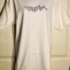 DURABLE  TUMBLING T-SHIRT ADULT X-LARGE WHITE COLOR METALLIC JA Sz AXL