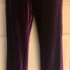 GK DANCE JAZZ LADIES MEDIUM PURPLE VELVET PURPLE TWILIGHT WAISTBAND PANTS SZ M - Image 2