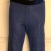 GK DANCE JAZZ TOP GIRLS LARGE BLUE VELVET FOIL CRISSCROSS STRAPS CAMISOLE SZ L - Image 6