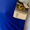 GK DANCE JAZZ ADULT X-SMALL BLUE NYLON BLACK FOIL TRIM CAMI SPORT TOP Sz AXS NWT - Image 4