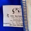 GK DANCE JAZZ ADULT X-SMALL BLUE NYLON BLACK FOIL TRIM CAMI SPORT TOP Sz AXS NWT - Image 10