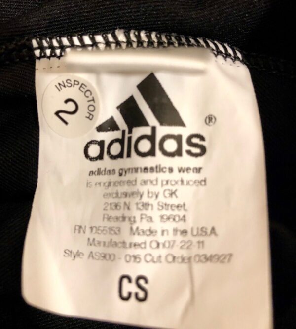 ADIDAS GIRLS  DRYTECH BLACK GK ELITE PANTS SIZE S - Image 4