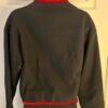 GK ICE SKATE JACKET ADULT SMALL BLACK FLEECE RED VELVET TRIM RELAX FIT ZIP SZ S - Image 4
