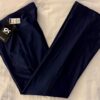GK NAVY WARM-UP PANTS CHILD LARGE DRY TECH LOW RISE FITTED GYNMNASTS CHEER Sz L - Image 4