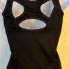 GK DANCE JAZZ ADULT SMALL BLACK MICROFIBER NYLON/SPANDEX TANK TOP Sz AS NWT! - Image 5