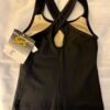 GK DANCE JAZZ CHEER GIRLS LARGE BLACK MICROFIBER  ATHLETIC CAMISOLE TOP SZ M NWT - Image 6
