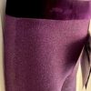 GK DANCE JAZZ PANTS CHILD MEDIUM PURPLE VELVET FOIL WAISTBAND HIP HUGGERS Sz CM - Image 6