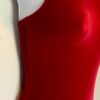 GK CLASSIC RED VELVET LADIES SMALL RACERBACK GYMNASTIC DANCE TANK LEOTARD Sz AS - Image 2