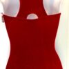 GK CLASSIC RED VELVET LADIES SMALL RACERBACK GYMNASTIC DANCE TANK LEOTARD Sz AS - Image 6