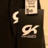 GK MENS SMALL #1817 COMPETITION SHORTS BLACK N/S GYMNASTIC RUNNING GYM AS NWT - Image 2