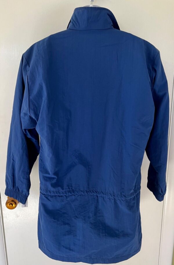 GK WARM UP JACKET UNISEX ADULT SMALL NAVY SUPPLEX NYLON TUNIC LGTH OUTDOORS Sz S - Image 4