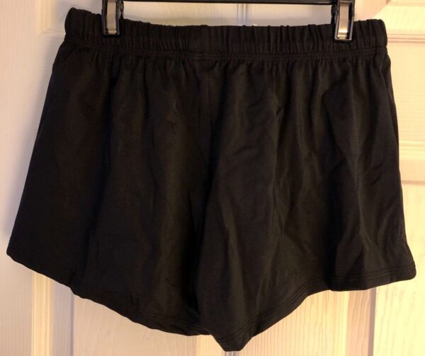 GK MENS SMALL #1817 COMPETITION SHORTS BLACK N/S GYMNASTIC RUNNING GYM AS NWT - Image 4