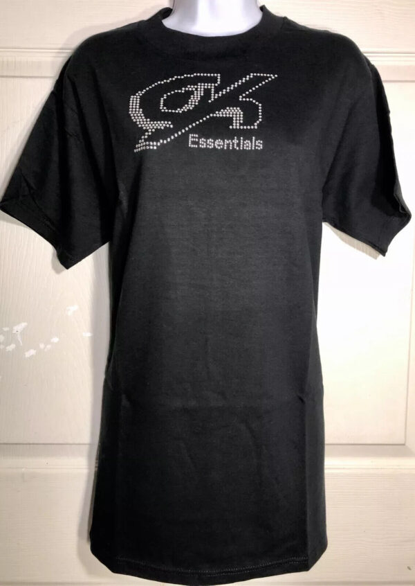 GK TSHIRT ADULT MEDIUM BLACK METALLIC JA Sz M