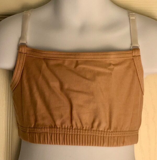 GK Sports Bra Camisole CHILD MEDIUM Cotton/Spandex NATURAL TONE STYLE #1481 CM