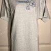 DURABLE  "GYMNASTICS" T-SHIRT ADULT LARGE GRAY COLOR METALLIC JA  AL